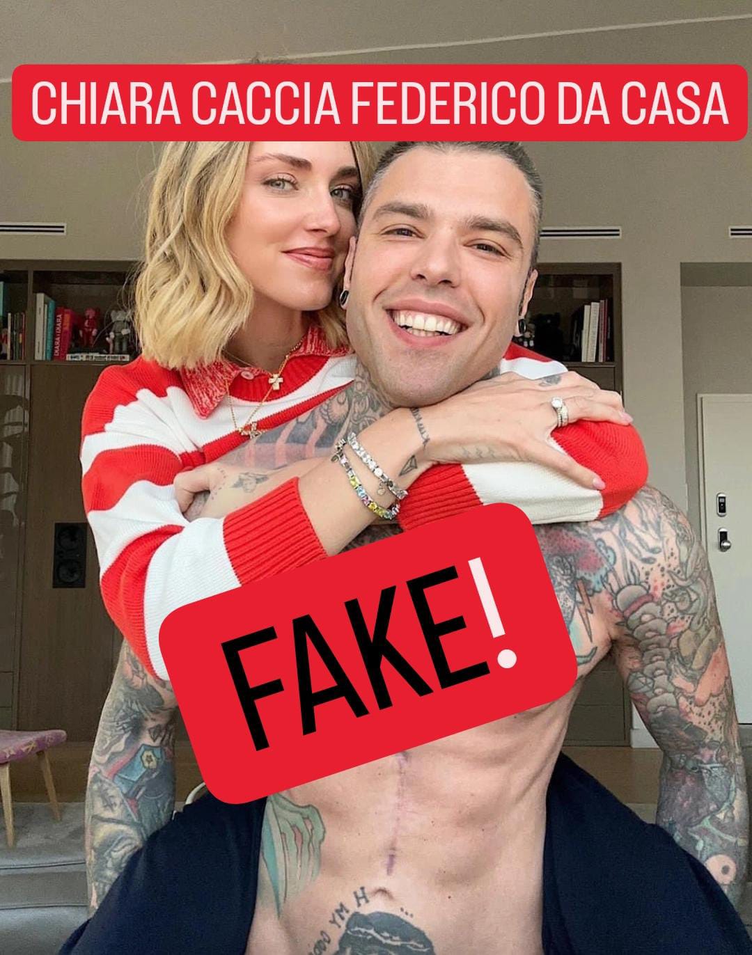 Chiara ha cacciato Fedez da casa? FAKE!